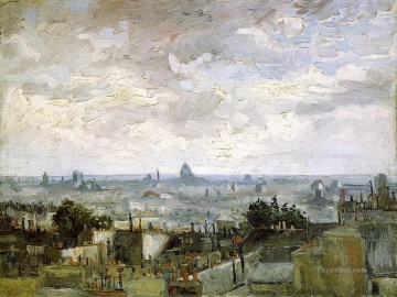 Los tejados de París Vincent van Gogh Pinturas al óleo